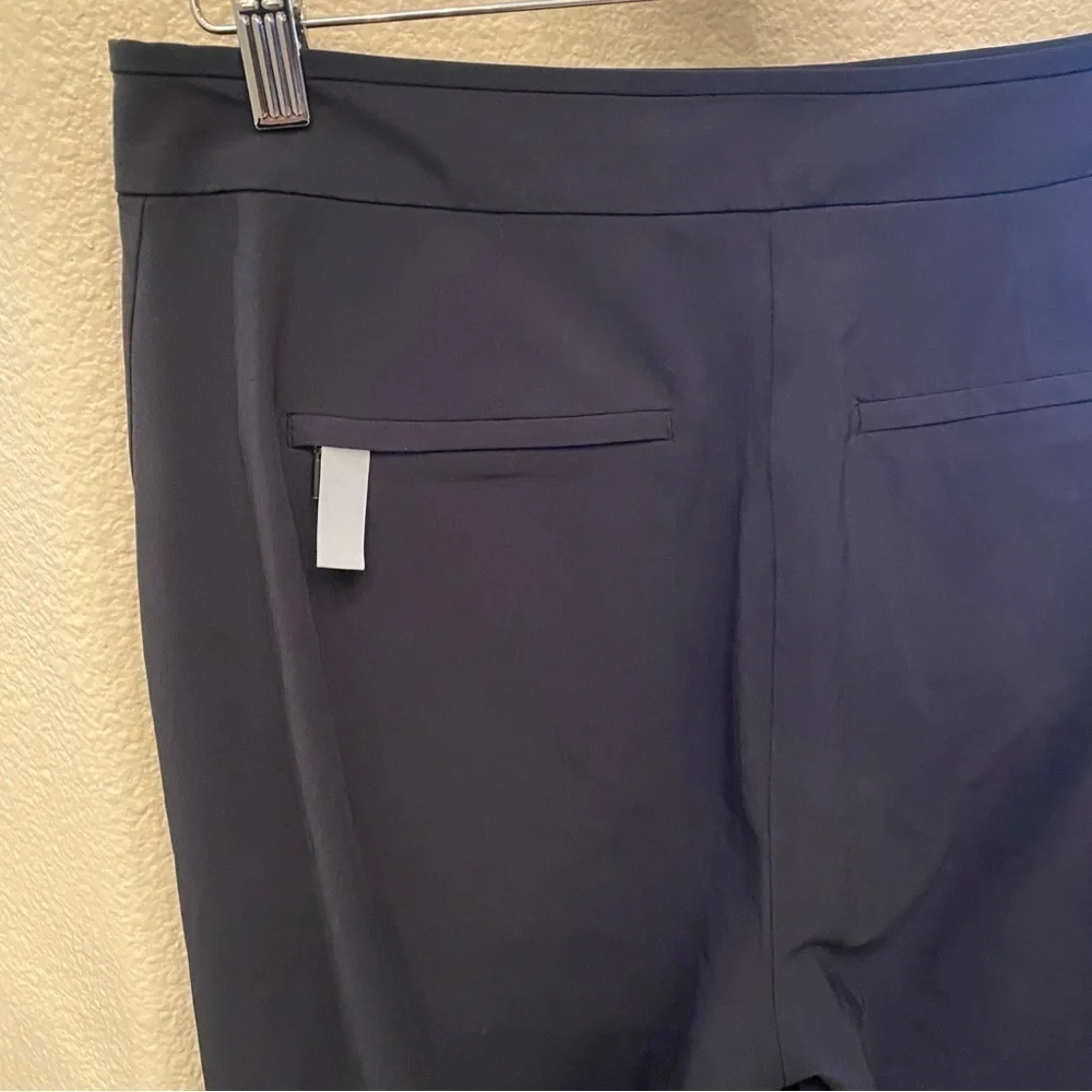ATHLETA Women Black Wide Leg Snap Sides Pants Size 6
